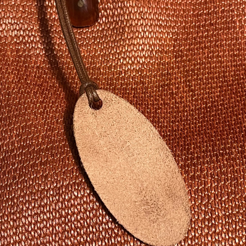 Valerie Stevens Straw woven leather shoulder strap dual carry  Bag - Picture 14 of 14